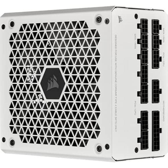 Corsair RM750 (2021), RM Series, 750 Watt 80 Plus Gold Fully Modular ATX Power Supply - White - PakByte Computers