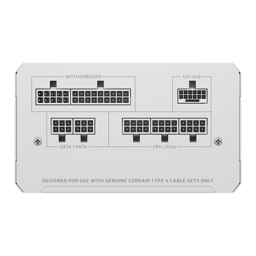 Corsair RMe Series™ RM850e – Fully Modular Low-Noise ATX Power Supply – White - PakByte Computers