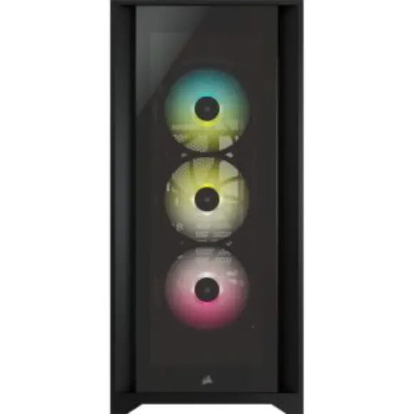 Corsair iCUE 5000X RGB Tempered Glass Mid-Tower ATX PC Smart Case — Black - PakByte Computers