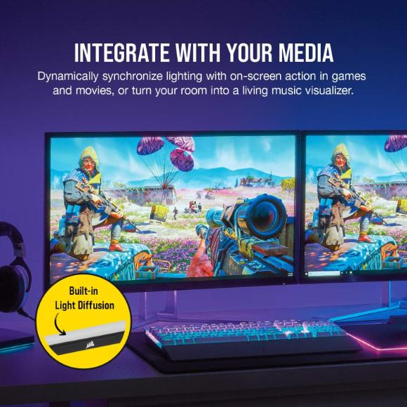 Corsair iCUE LS100 LED Smart Lighting Strip 450mm - PakByte Computers