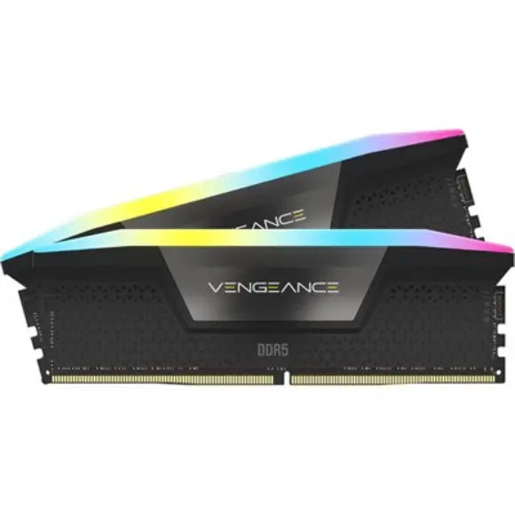 Corsair VENGEANCE RGB 32GB (2x16GB) DDR5 5600MHz Memory Kit - Black - PakByte Computers