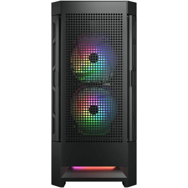 Cougar Airface RGB E-ATX Mid Tower PC Case - Black - PakByte Computers
