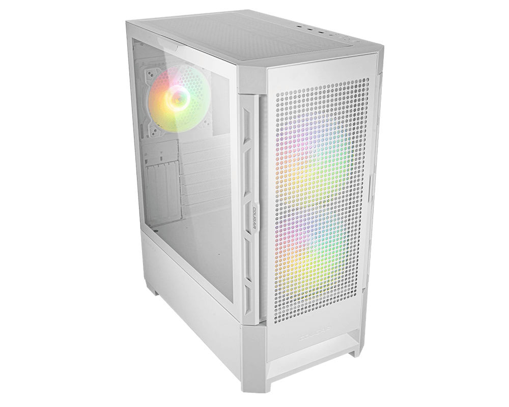 Cougar DuoFace RGB Mid-Tower ATX Case - White - PakByte Computers