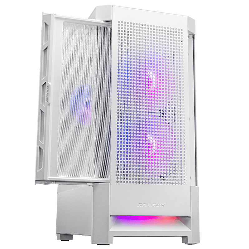 Cougar DuoFace RGB Mid-Tower ATX Case - White - PakByte Computers