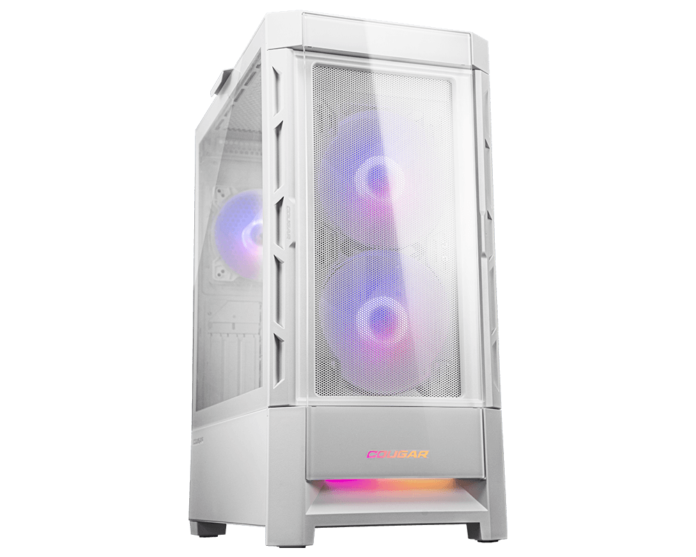 Cougar DuoFace RGB Mid-Tower ATX Case - White - PakByte Computers