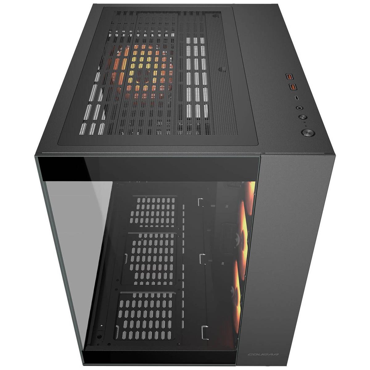 Cougar FV150 RGB Mid Tower Gaming Case - Black - PakByte Computers