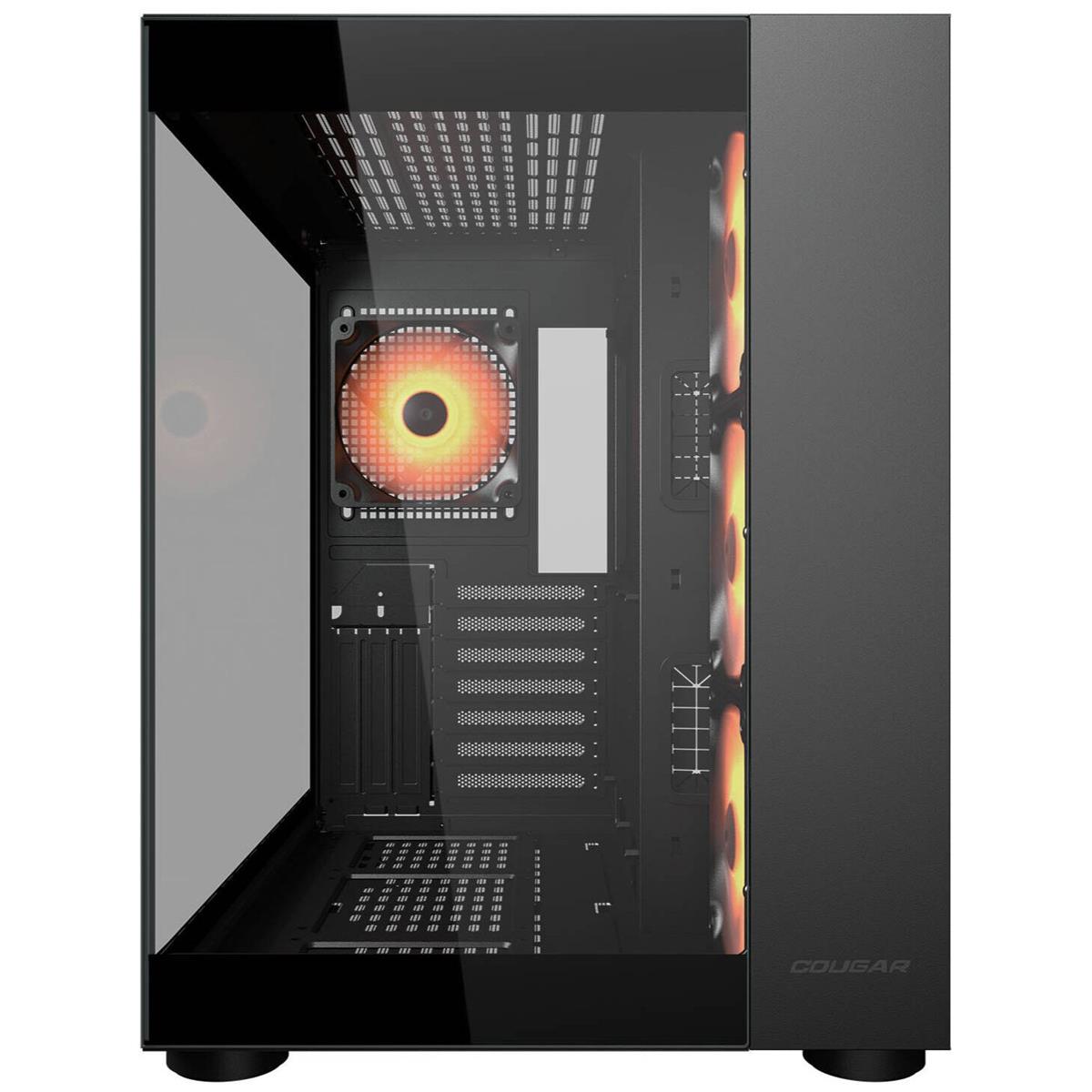 Cougar FV150 RGB Mid Tower Gaming Case - Black - PakByte Computers