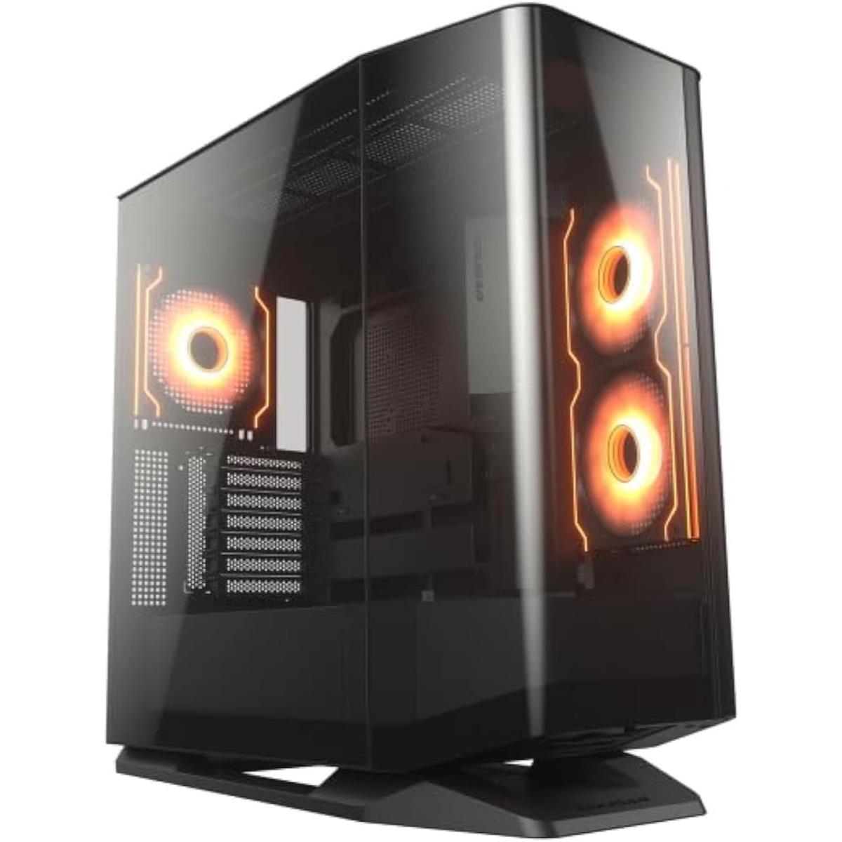Cougar FV270 RGB MidTower E-ATX Case - Black - PakByte Computers