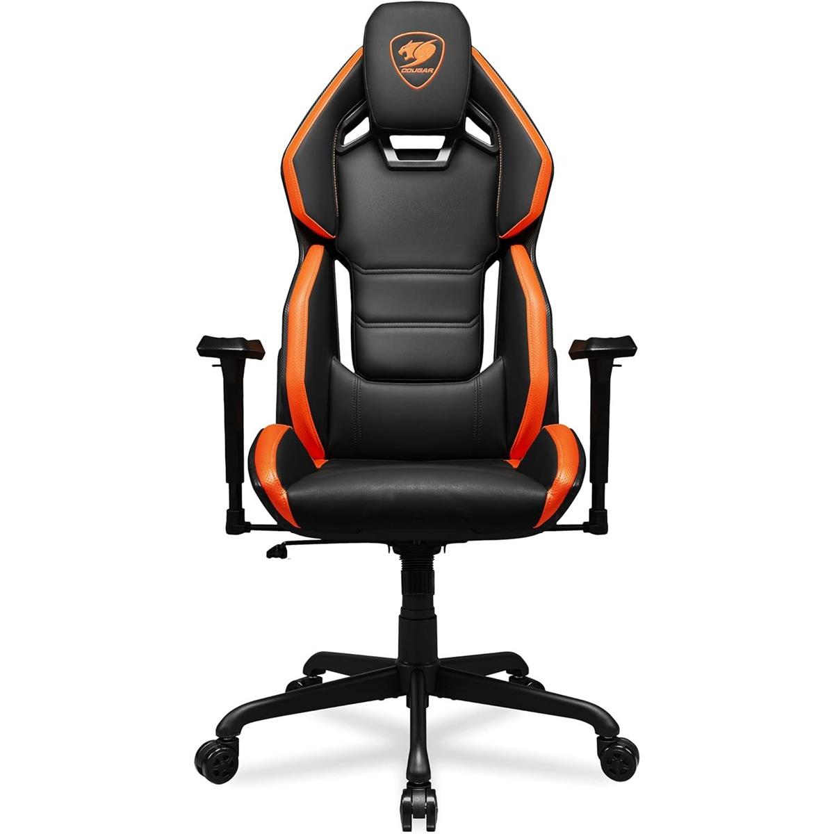 Cougar Hotrod Hyper-Dura Ergonomic Gaming Chair - Black/Orange - PakByte Computers