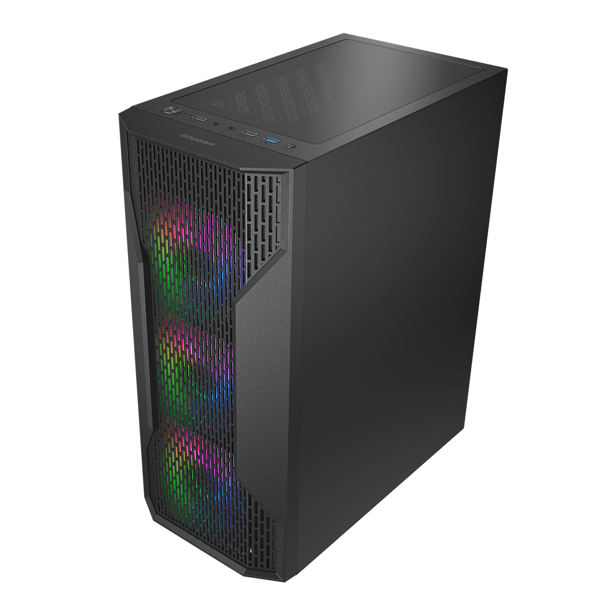 Cougar MX110 RGB Mid-Tower ATX Gaming Case -Black - PakByte Computers