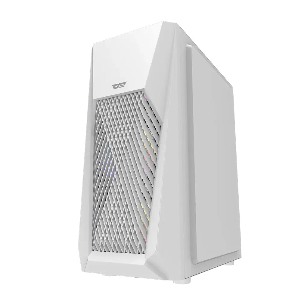 DarkFlash DK150 ATX With 3 ARGB Fans Gaming Case White - PakByte