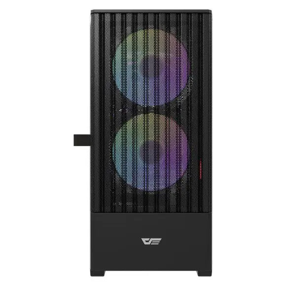 DarkFlash DK415 M-ATX PC Gaming Case - Black - PakByte Computers