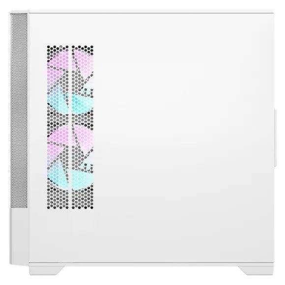 DarkFlash DK415 M-ATX PC Gaming Case - White - PakByte Computers