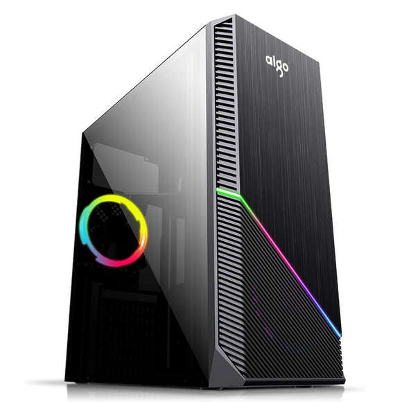 Darkflash AIGO Rainbow-1 RGB Gaming Case Black - PakByte