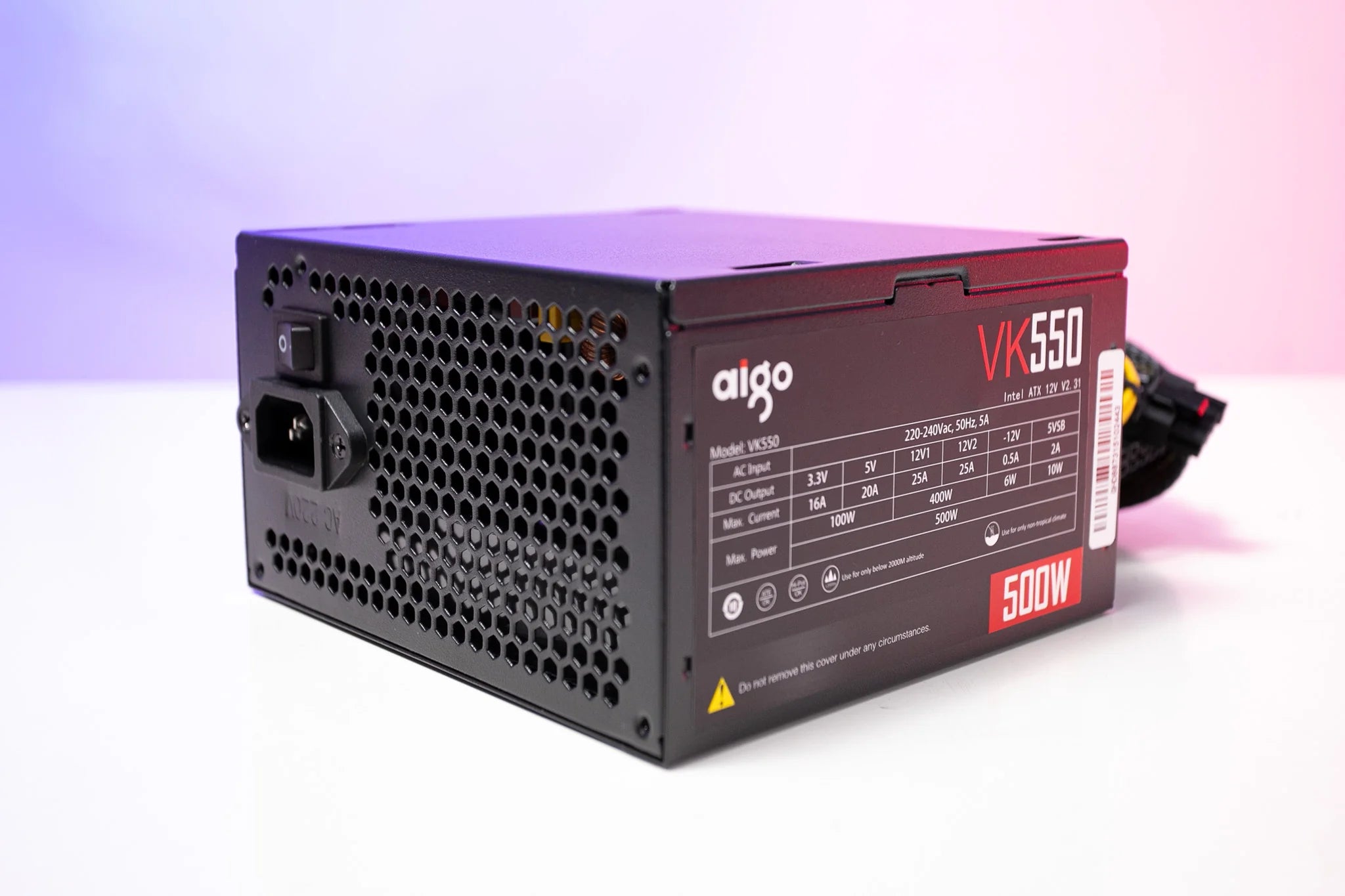 Darkflash AIGO VK550 550 Watt Power Supply - PakByte