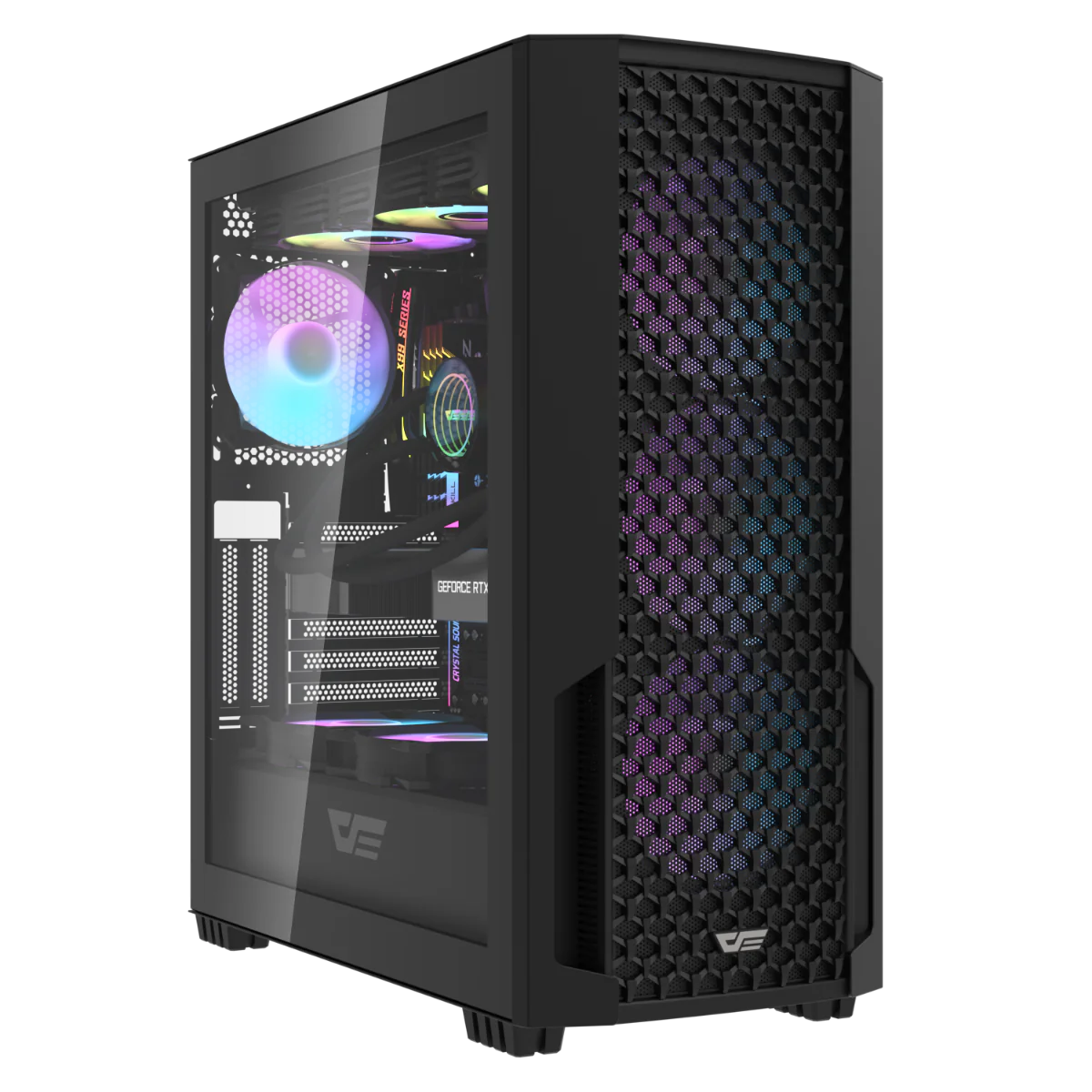 Darkflash DF2100 Mesh Gaming Case Black - PakByte
