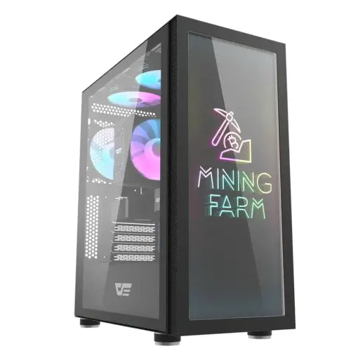 Darkflash DK210 Graffiti ATX Gaming Case Black - PakByte