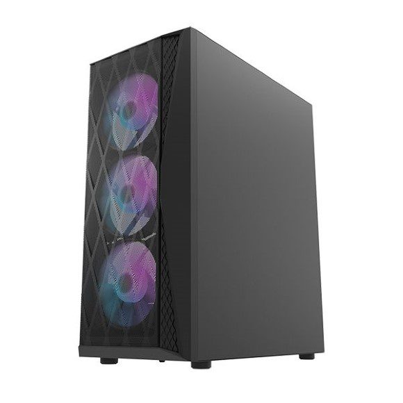 Darkflash DK352 ATX With 4 ARGB Fans Gaming Case Black - PakByte
