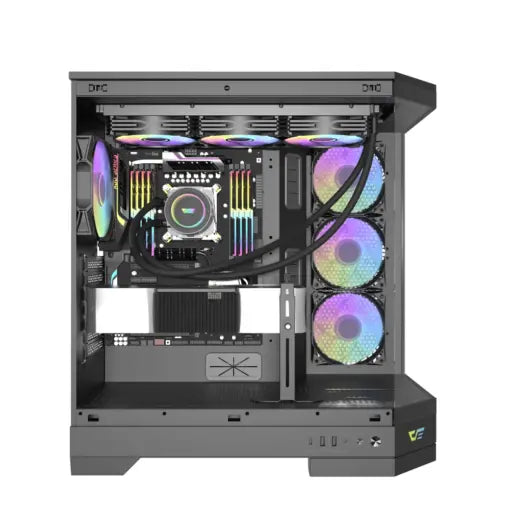 Darkflash DQX90 Gaming PC Case Black - PakByte