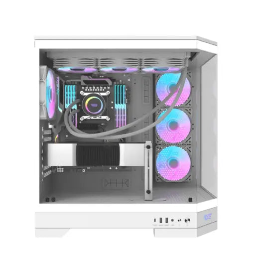 Darkflash DQX90 Gaming PC Case White - PakByte