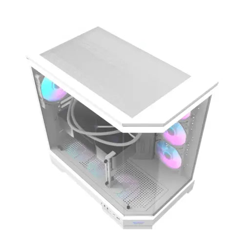 Darkflash DQX90 Gaming PC Case White - PakByte