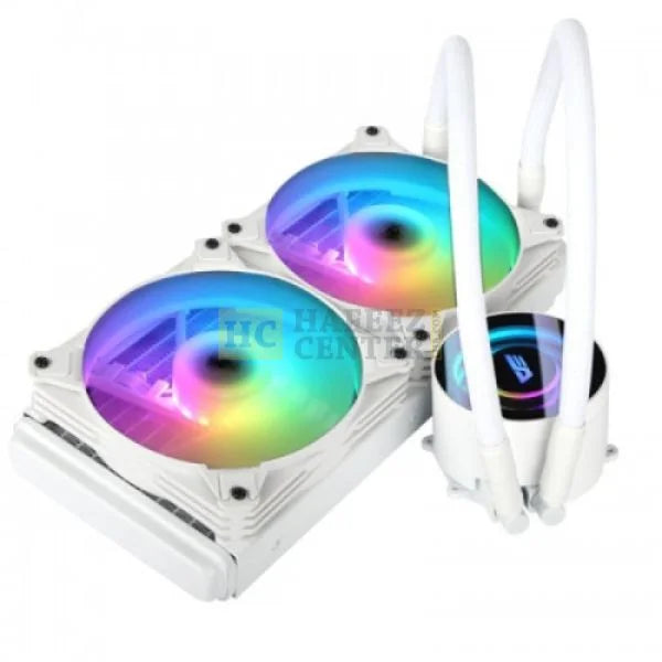 Darkflash DX240 WHITE 240MM Liquid Cooler RGB White - PakByte