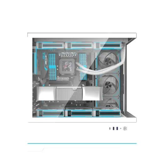 Darkflash DY451 Gaming Case White - PakByte