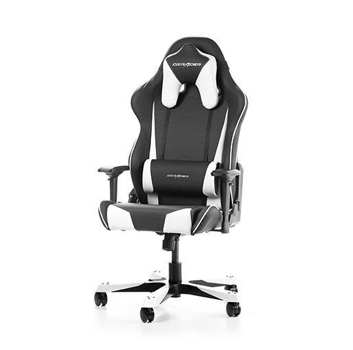 DxRacer Tank Series Gaming Chair. Color: Black / White, GC-XXL-TM23LTA-NW - PakByte