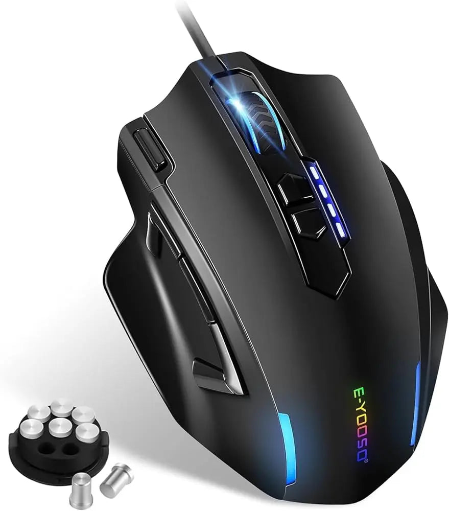 E-Yooso X-41 PRO Tri Mode RGB Gaming Mouse - Black