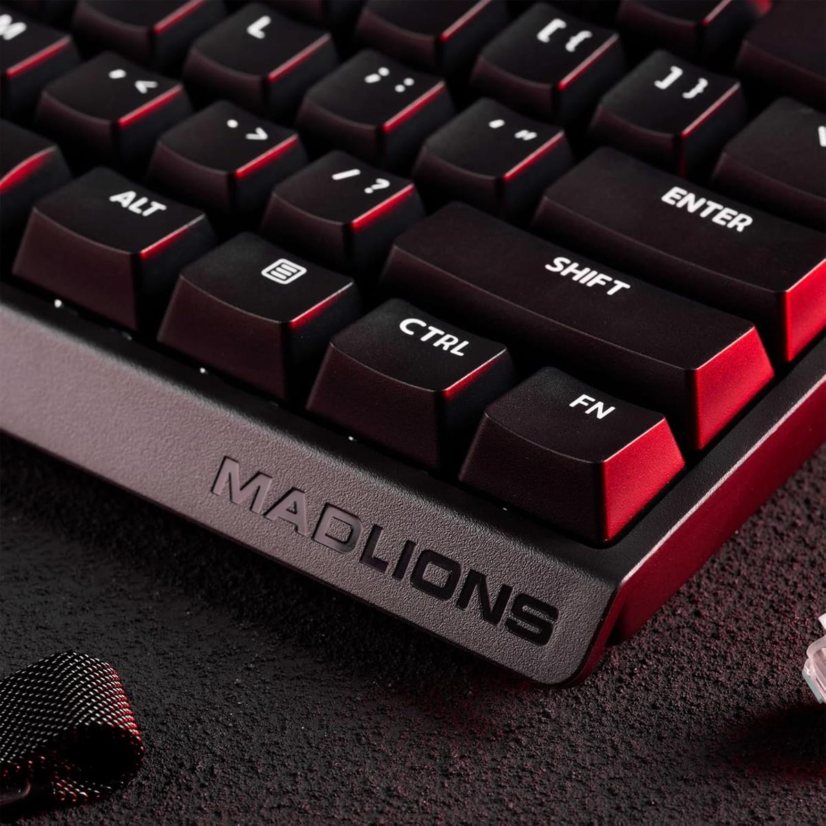 FGG MadLions MAD60 HE RGB 60% Wired Magnetic Switch Mechanical Gaming Keyboard, 8000 Hz Polling Rate, Black - PakByte Computers