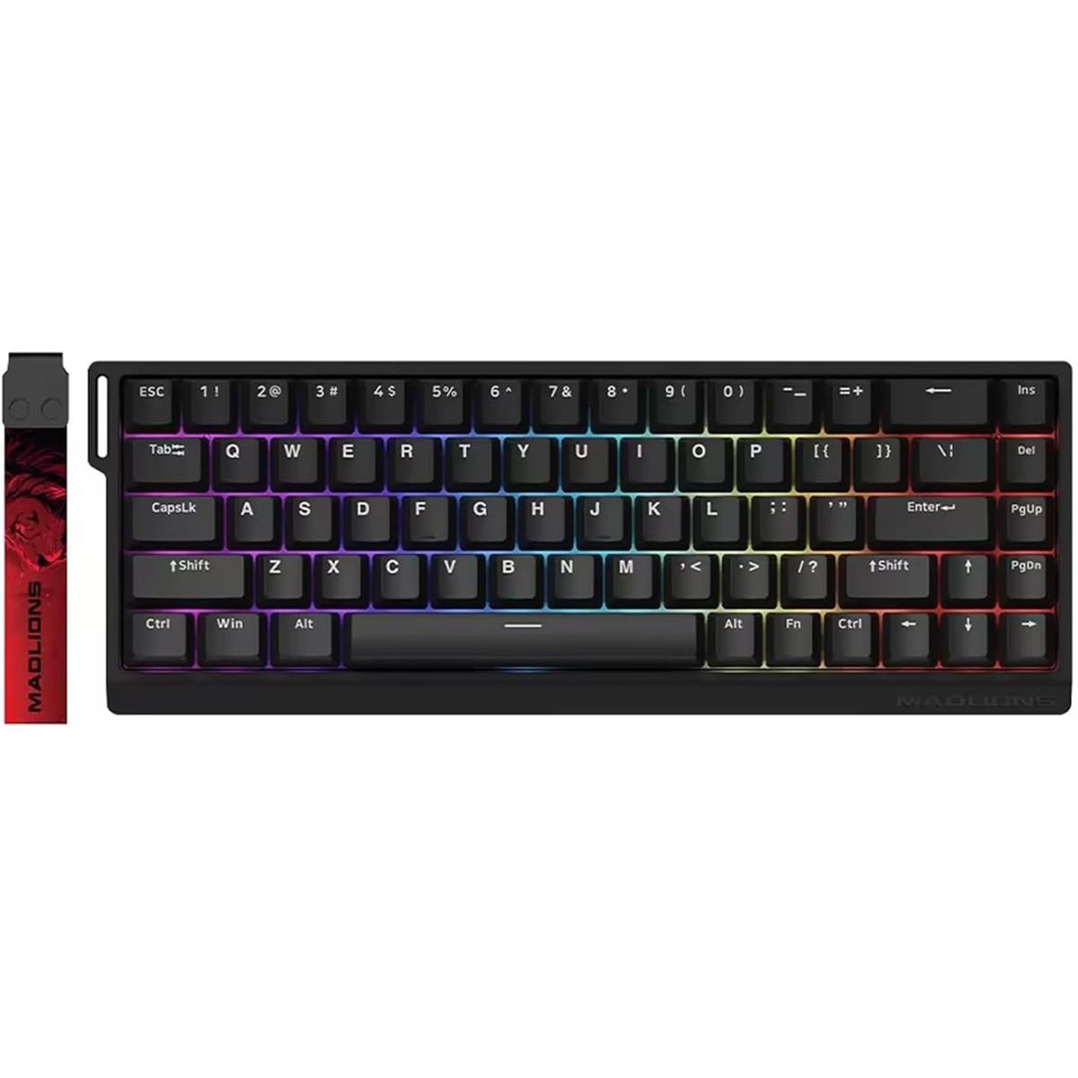 FGG MadLions MAD68 HE RGB 60% Wired Magnetic Switch Gaming Keyboard, 8000 Hz Polling Rate, Black - PakByte Computers