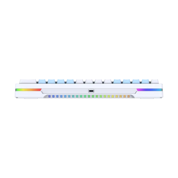 Fantech Atom X63 MK611 AME Edition RGB Mechanical Gaming Keyboard - White (Taro Switch)