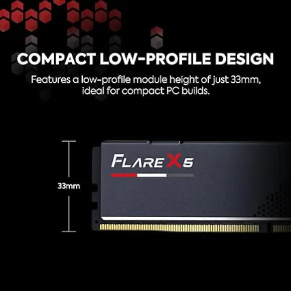 G.SKILL Flare X5 Series AMD Expo DDR5 32GB (16x2GB) 6000Mhz Desktop Memory - PakByte Computers