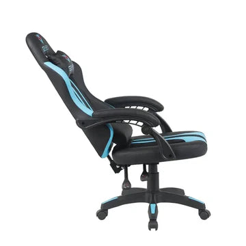 GFury KW-G8193 320mm Nylon Base Gaming Chair - Blue - PakByte Computers