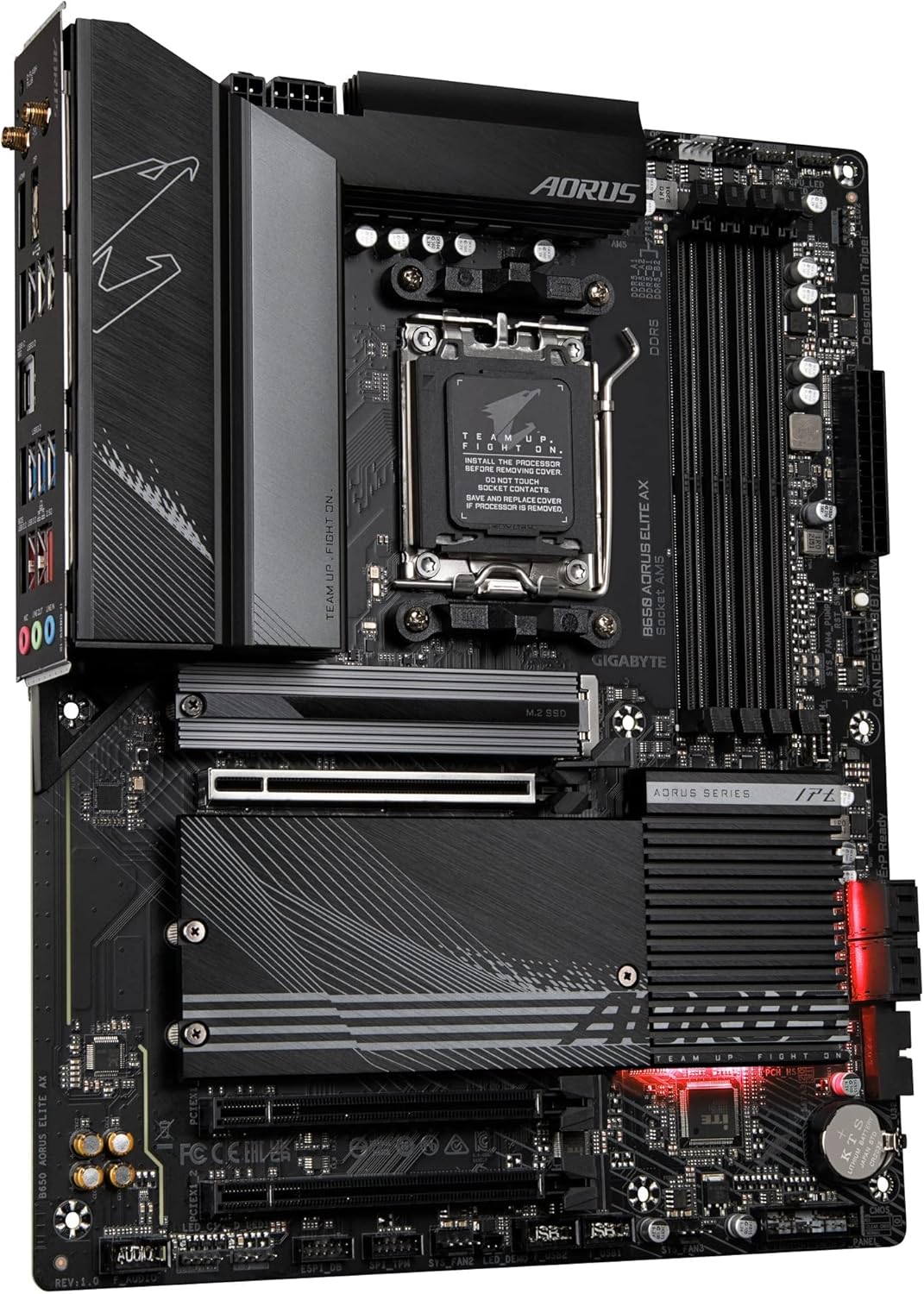 GIGABYTE B650 AORUS Elite AX AMD ATX Motherboard with DDR5, PCIe 5.0, WiFi 6E - PakByte Computers
