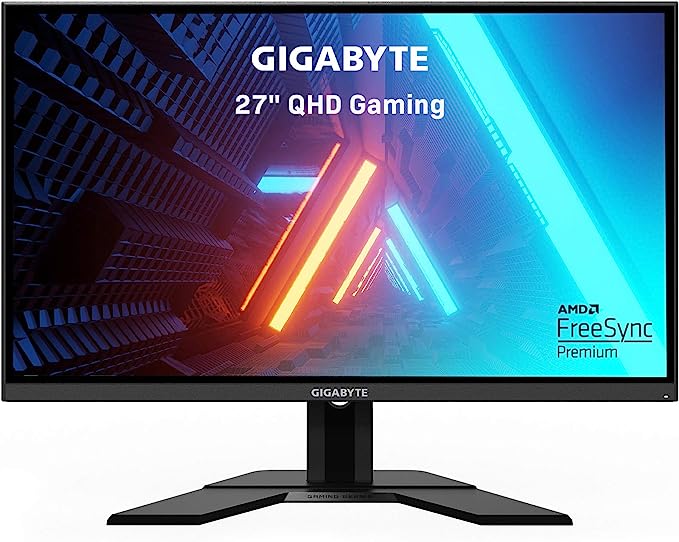 GIGABYTE G27Q 27" 144Hz 1440P Gaming Monitor - Black - PakByte Computers