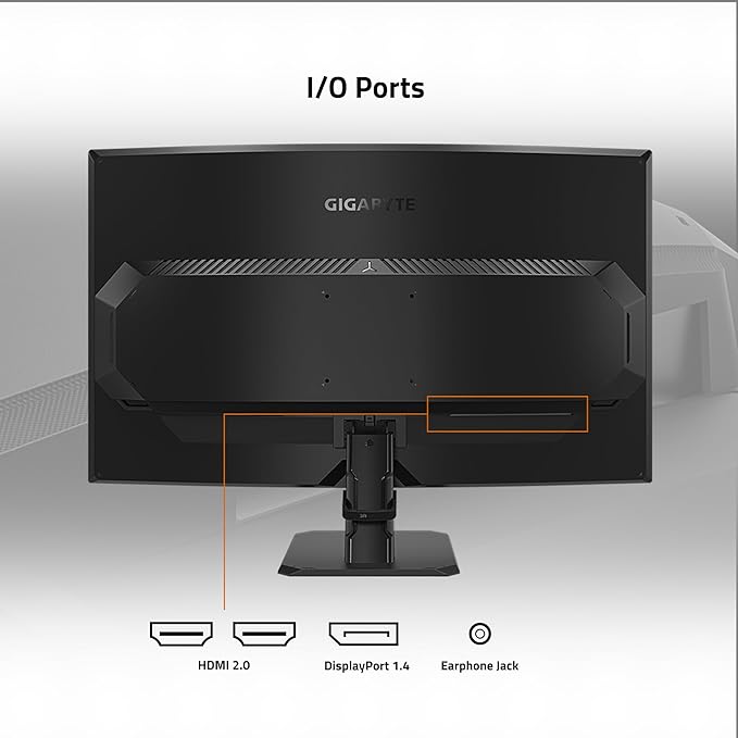 GIGABYTE GS32QC 31.5" 165Hz 1440P Curved Gaming Monitor, 2560x1440 VA 1500R Display, 1ms - PakByte Computers