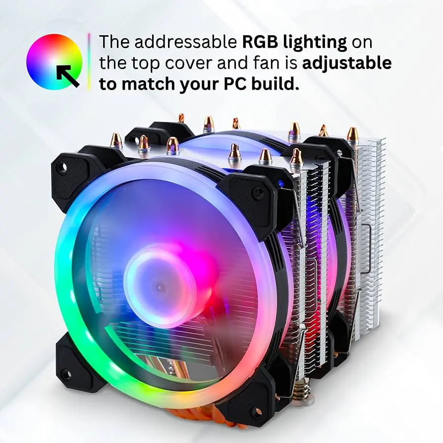 GFURY GLACIER X2-600 120mm ARGB CPU Air Cooler