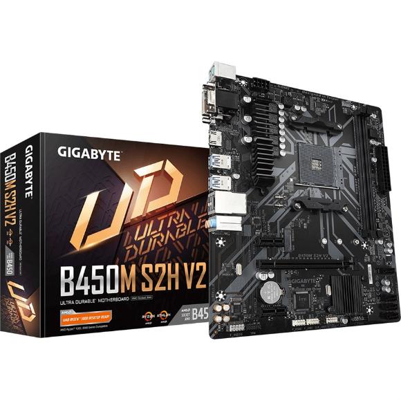 Gigabyte B450M S2H V2 AMD Ultra Durable Motherboard - PakByte Computers