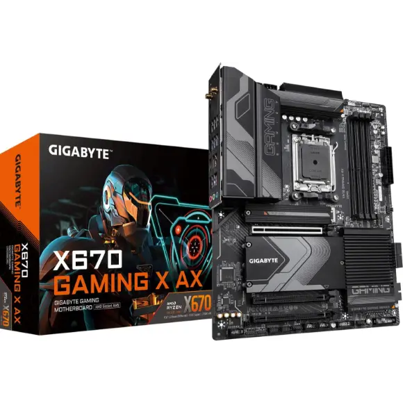 Gigabyte X670 Gaming X AX AMD X670 Socket AM5 ATX DDR5 Motherboard - PakByte Computers