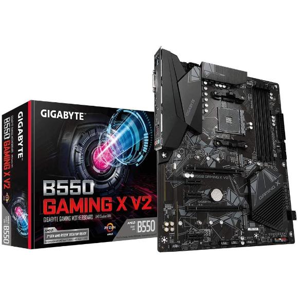 Gigabyte B550 Gaming X V2 (AMD Ryzen 5000/B550/ATX/M.2/HDMI/DVI/USB 3.1 Gen 2/DDR4/ATX/Gaming Motherboard) - PakByte Computers