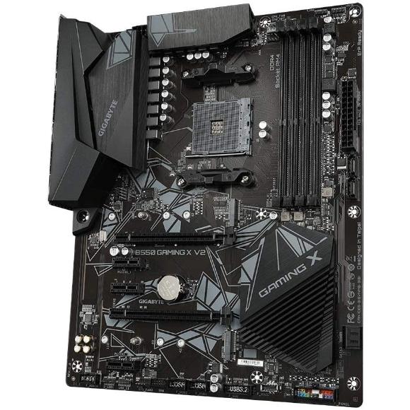 Gigabyte B550 Gaming X V2 (AMD Ryzen 5000/B550/ATX/M.2/HDMI/DVI/USB 3.1 Gen 2/DDR4/ATX/Gaming Motherboard) - PakByte Computers