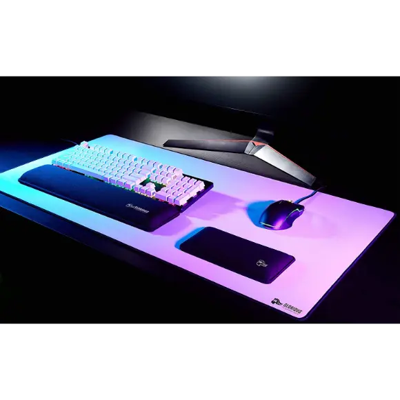 Glorious 3XL Extended Gaming Mousepad - White | 24"x48" (GW-3XL) - PakByte Computers