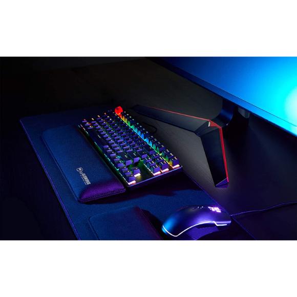 Glorious Extended Gaming Mouse Pad/Mat - Long Black Cloth Mousepad, Stitched Edges | 11"x36" (G-E) - PakByte Computers