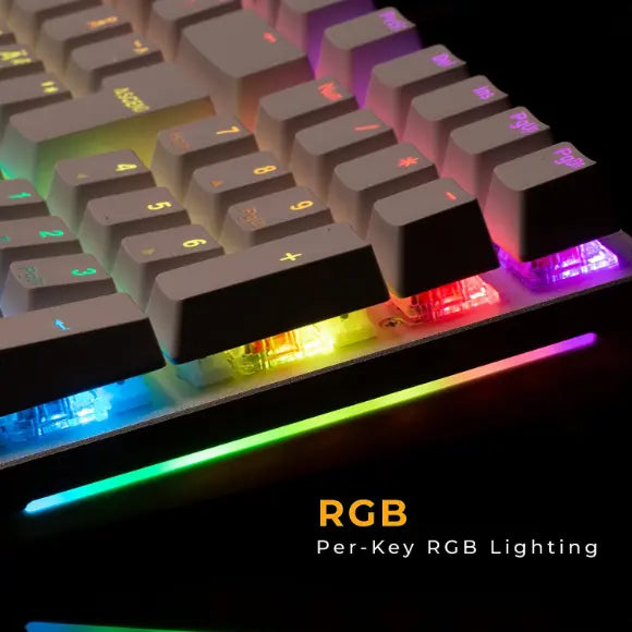 Glorious GMMK 2 Compact TKL (White) Mechanical Gaming Keyboard, Red Switches, GLO-GMMK2-65-FOX-W - PakByte Computers