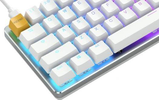 Glorious PC Gaming Race GMMK RGB Compact Mechanical Keyboard - White - PakByte Computers