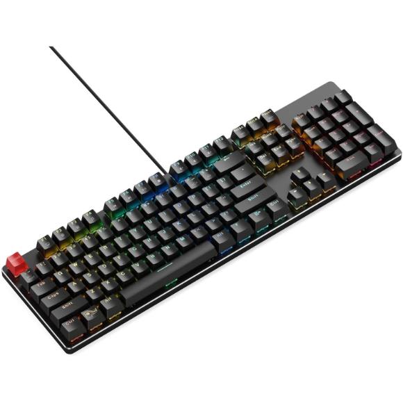 Glorious GMMK-BRN Modular Mechanical Gaming Keyboard - RGB LED Backlit, Brown Switches, Hot Swap Switches (Black) - PakByte Computers