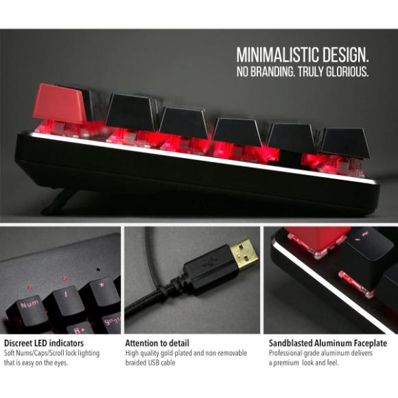 Glorious GMMK-TKL-BRN Modular Mechanical Keyboard - Brown Switches - PakByte Computers