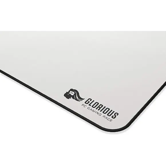 Glorious Large Gaming Mousepad for Desk 11"x13" - White - PakByte Computers