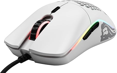 Glorious Model O Wired Gaming Mouse 67g Superlight Honeycomb Design - Matte White - PakByte Computers